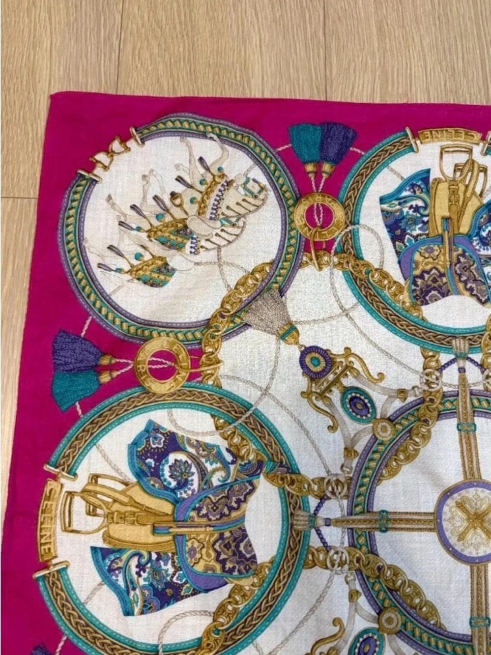 Celine Paris Vintage Scarf (22.5 inches)